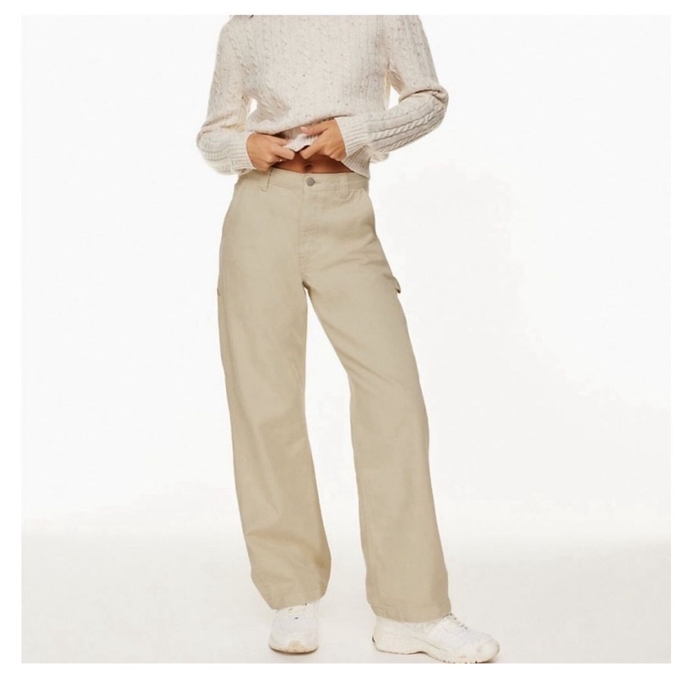 Brand new Aritzia tna greenwich pants size 2, Gd Mullein.